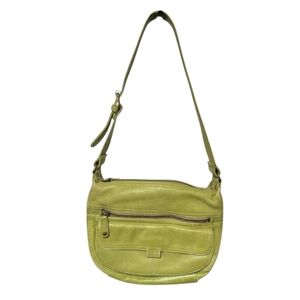 Fossil leather shoulder bag. Green
